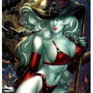LADY DEATH FINE ART PRINT #12 Signed by  BRIAN PULIDO & NEI RUFFINO
