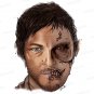 AMC's The Walking Dead Original Artwork - Canvas Print - Art Drawing of Daryl Dixon