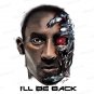 NBA Los Angeles Lakers Kobe Bryant & Terminator Drawing "I'll Be Back"