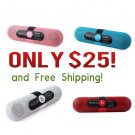 Portable Pill Bluetooth Speaker Built-In Mic for iPhone, Android, PC, [Free Shipping]