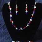Glass Bicone Choker Set