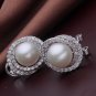 cultured pearl stud earrings,clip on earrings pearl ,jewery pearl earrings,large pearl stud