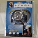 Innovative 3-LED Head Lamp