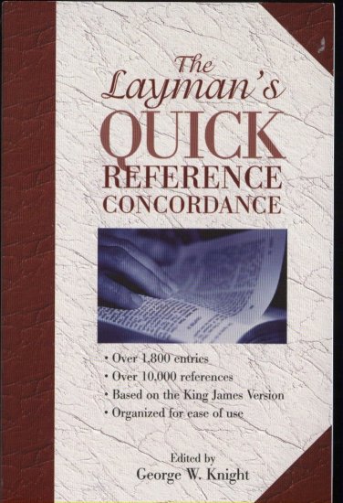 The Layman's Quick Reference Concordance