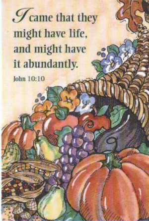 Harvest Prayer Card