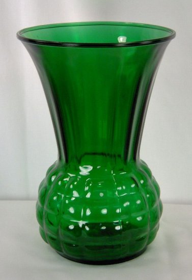 Pineapple Forest Green Vase