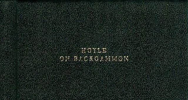 Hoyle on Backgammon