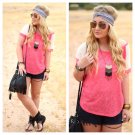 *Sale*  -  NEW DIRECTION - CHEVRON Necklace - Leather & Spikes
