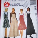 McCall's 8961 Jumper Dress Sewing Pattern Size Medium Large