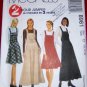 McCall's 8961 Jumper Dress Sewing Pattern Size Medium Large