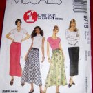 McCall's 8716 1 Hour Skirt Size 12, 14 Sewing Pattern