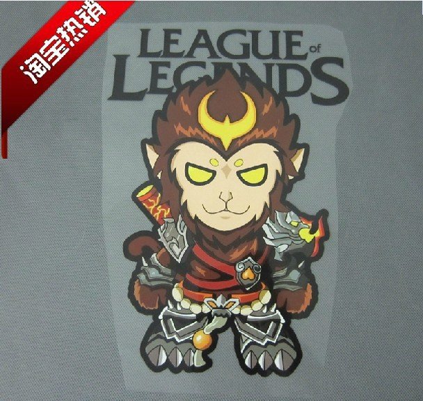 LOL heat transfer sticker for Tshirt