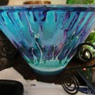Vibrant Stained Glass Tea Light Candle Holder