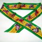 S013 (Green) : Silk Twilly Bag Scarves in Galloping Horse Hunting Design for Success