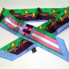 S015 (Blue): Twilly Bag Scarves Amazing Horse with Classic Belt for Graciousness