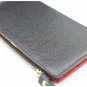 W009 - Genuine Leather Long Wallet with Multi-Colour 20 Cards Compartments