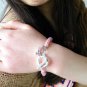 B013 - Exquisite Ladies Pink Crystal Bracelet