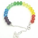 B014 - Stunning Rainbow Multi Colour Bracelet Fashion Jewelry Accessories