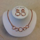 Delicate loops Necklace set