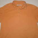 Tommy Bahama Mens Polo Shirt Orange (Creamsicle) w/ Stripes Size Large
