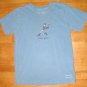 Boys LIFE IS GOOD Blue Baseball Short Sleeve Shirt Size Large 10