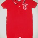 RALPH LAUREN Boys Red and White Embroidered New York Size 9 months
