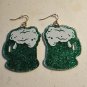 St.Patrick's Mug Glitter Earrings