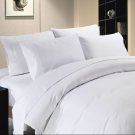 White 4pc Sheet Set Queen Size Solid