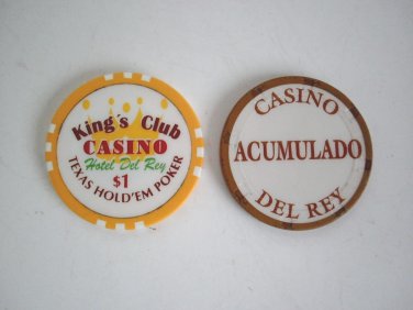 San Jose Costa Rica Kings Club Poker Room Casino Chip