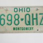 Collectible Ohio License Plate 698 QHZ
