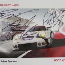 2015 Autographed Porsche 911RSR Racing Team Hero Card