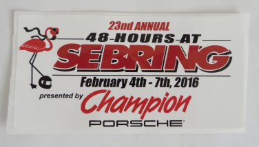 2019 Porsche Club of America 48 Hours at Sebring Sticker PCA