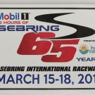 2017 Mobil1 12 Hours of Sebring 65 Years Sticker IMSA