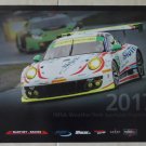 2017 IMSA WeatherTech Sportscar Championship Poster Porsche 911 GT3 R