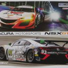 Acura NSX GT3 IMSA Daytona 24 Drivers Signed Photo Hero Card