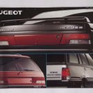 1988 Peugeot Brochure