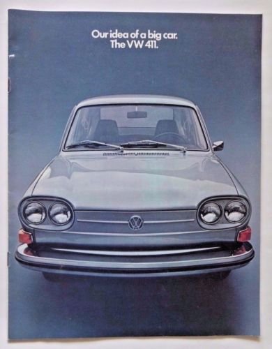 1972 Volkswagen 411 Brochure