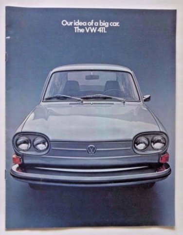 1972 Volkswagen 411 Brochure