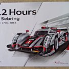 2012 Audi R18 12 Hour of Sebring Poster 2012 Audi R18 12 Hour of Sebring Poster