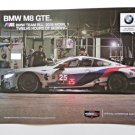 2018 BMW GTLM Team RLL Mobil1 12 Hours of Sebring Hero Card IMSA WEC
