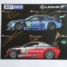2018 Lexus Racing RCF GT3 Autographed 12 Hours of Sebring Hero Photo Card