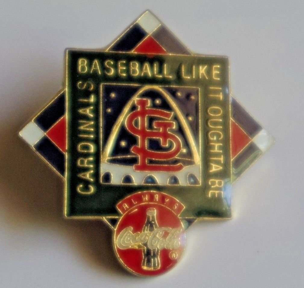 SAINT LOUIS CARDINALS Logo Baseball Mlb Vintage Enamel Pin