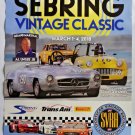 2018 SVRA Sebring Vintage Classic Poster Sebring Raceway