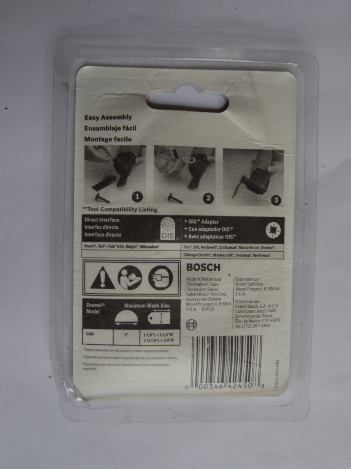 Bosch OIS Universal Adapter Multi Tool Adapter