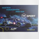 2019 FIA WEC TF Sport Racing Team 1000 Miles of Sebring Hero Photo Card
