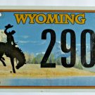 2018  Wyoming License Plate