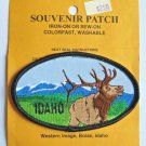 Idaho Souvenir Travel Iron on Patch Moose