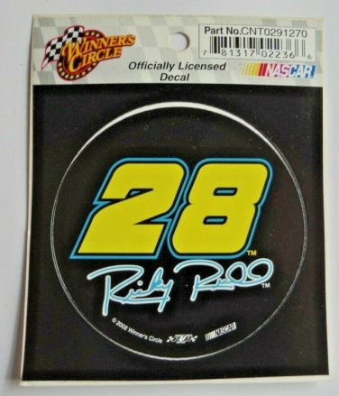 Ricky Rudd  #28 Nascar Sticker Decal