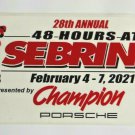 Porsche Club of America 48 Hours at Sebring Sticker PCA
