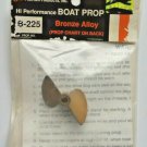 NOS Hi Performance RC Boat Prop Bronze Alloy #B-225
